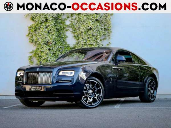 Rolls-Royce-Wraith-V12 632ch Black Badge-Occasion Monaco