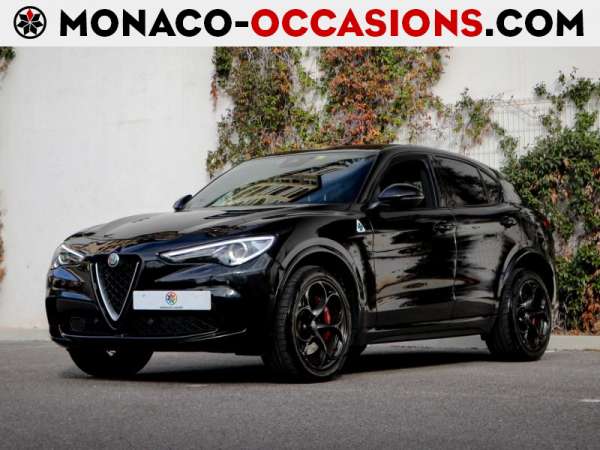 Alfa-Romeo-Stelvio-2.9 V6 510ch Quadrifoglio Q4 AT8-Occasion Monaco