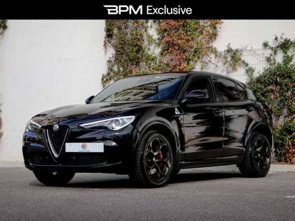 Alfa-Romeo-Stelvio-2.9 V6 510ch Quadrifoglio Q4 AT8-Occasion Monaco