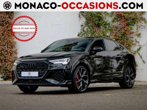 Audi-RS Q3 Sportback-2.5 TFSI 400ch quattro S tronic 7 28cv-Occasion Monaco