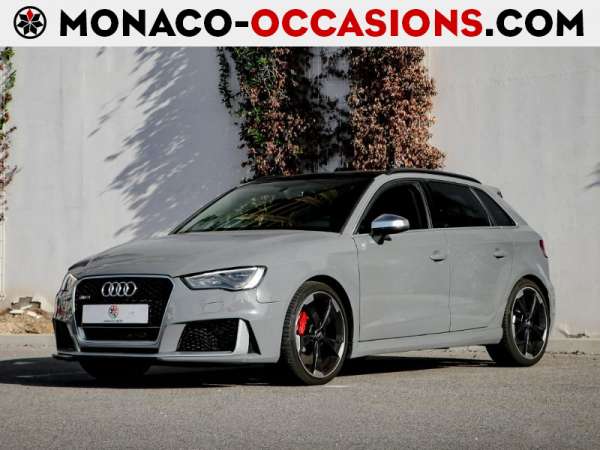 Audi-RS3 Sportback-2.5 TFSI 367ch quattro S tronic 7-Occasion Monaco