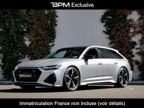 Audi-RS6 Avant-4.0 V8 TFSI 600ch quattro tiptronic 53cv-Occasion Monaco