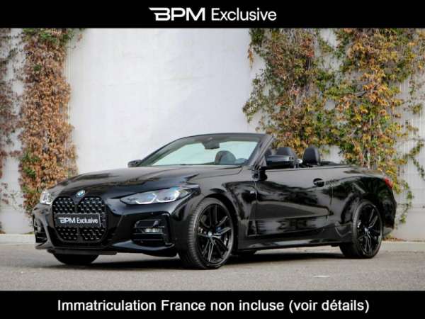 BMW-Serie 4 Cabriolet-420iA 184ch M Sport-Occasion Monaco