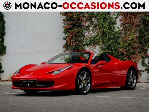 Ferrari-458 Spider-V8 4.5 Spider-Occasion Monaco