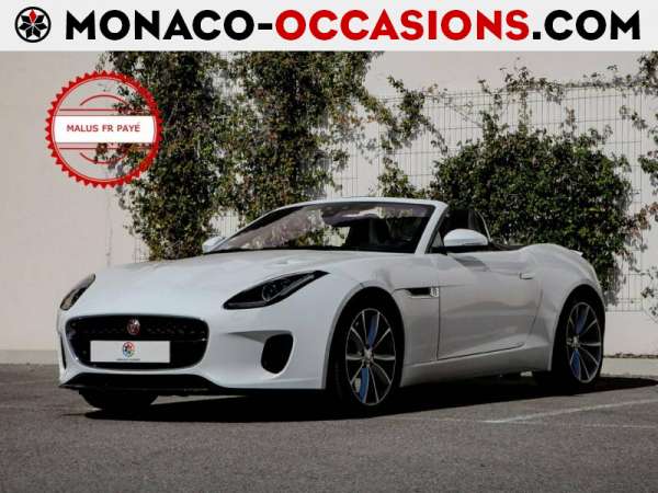 Jaguar-F-Type Cabriolet-3.0 V6 Suralimenté 380ch AWD BVA8-Occasion Monaco