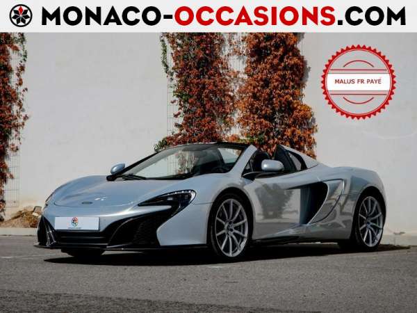 McLaren-650S Spider-3.8 V8 Biturbo 650ch-Occasion Monaco