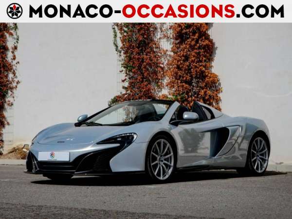 McLaren-650S Spider-3.8 V8 Biturbo 650ch-Occasion Monaco