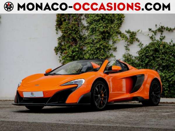McLaren-675LT Spider-3.8 V8 biturbo 675ch-Occasion Monaco