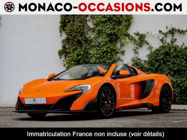 McLaren-675LT Spider-3.8 V8 biturbo 675ch-Occasion Monaco