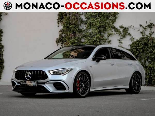 Mercedes-Benz-CLA Shooting Brake-45 AMG S 421ch 4Matic+ 8G-DCT Speedshift AMG-Occasion Monaco