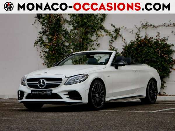 Mercedes-Benz-Classe C Cabriolet-43 AMG 390ch 4Matic Speedshift TCT AMG 28cv-Occasion Monaco