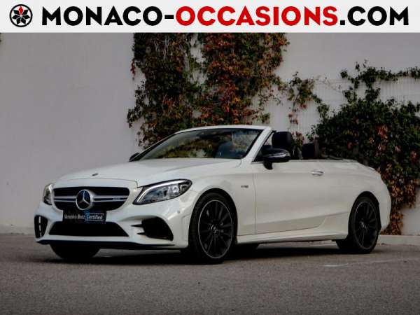 Mercedes-Benz-Classe C Cabriolet-43 AMG 390ch 4Matic Speedshift TCT AMG 28cv-Occasion Monaco