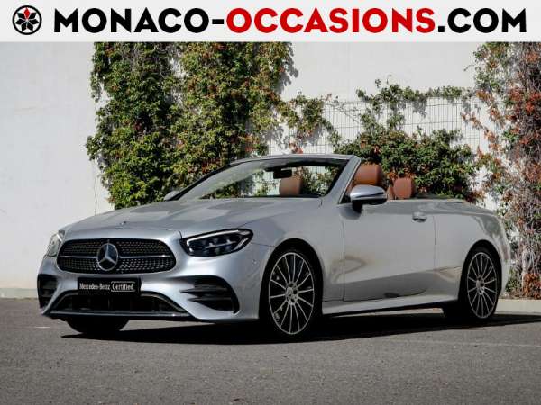 Mercedes-Benz-Classe E Cabriolet-220 d 194ch AMG Line 9G-Tronic-Occasion Monaco