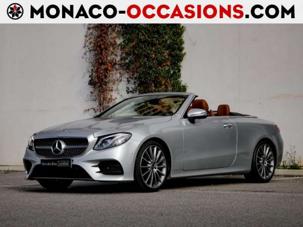 Mercedes-Benz-Classe E Cabriolet-300 258ch AMG Line 9G-Tronic-Occasion Monaco