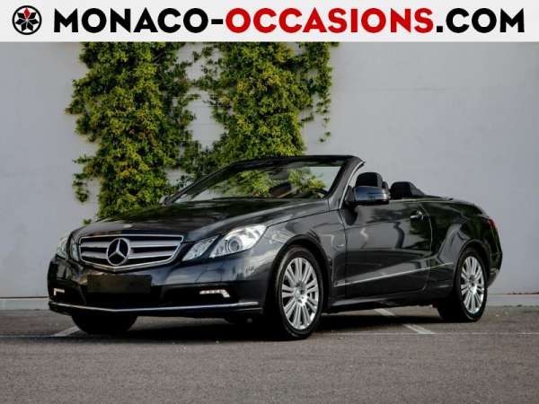 Mercedes-Benz-Classe E-Cabriolet 250 CGI Executive BE BA-Occasion Monaco