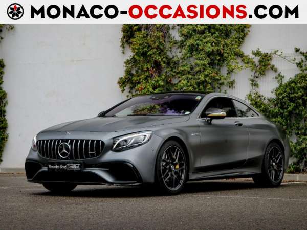 Mercedes-Benz-Classe S-63 AMG Coupe 612ch 4Matic+ Speedshift MCT AMG Euro6d-T-Occasion Monaco