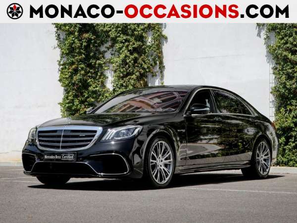 Mercedes-Benz-Classe S-63 AMG S 612ch 4Matic+ Speedshift MCT AMG Euro6d-T 245g-Occasion Monaco