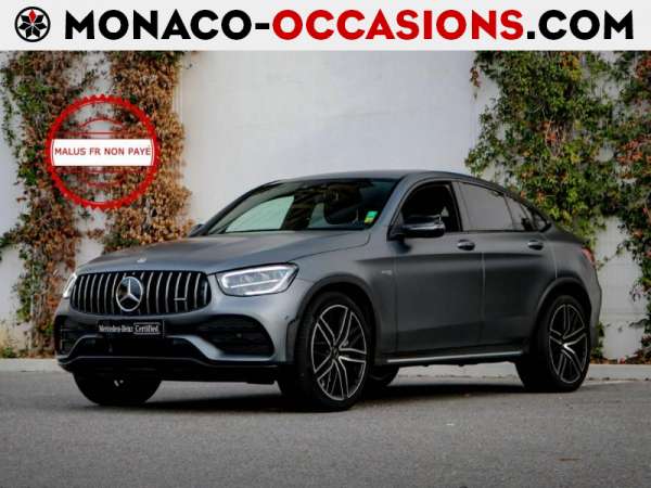 Mercedes-Benz-GLC Coupe-43 AMG 390ch 4Matic 9G-Tronic Euro6d-T-EVAP-ISC-Occasion Monaco