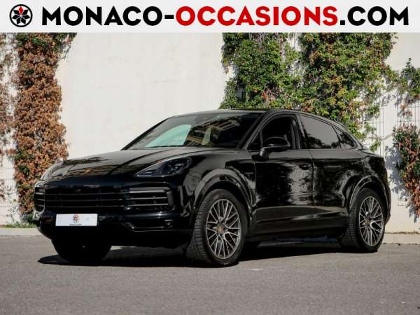 Porsche-Cayenne Coupe-3.0 V6 462ch E-Hybrid Platinum edition-Occasion Monaco