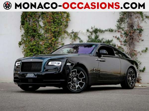 Rolls-Royce-Wraith-V12 632ch Black Badge-Occasion Monaco